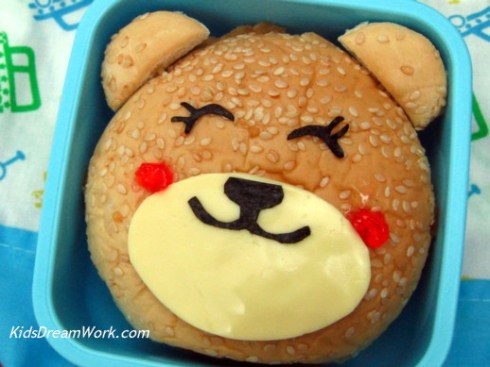 Bear Bento Burger Bear Bento Burger