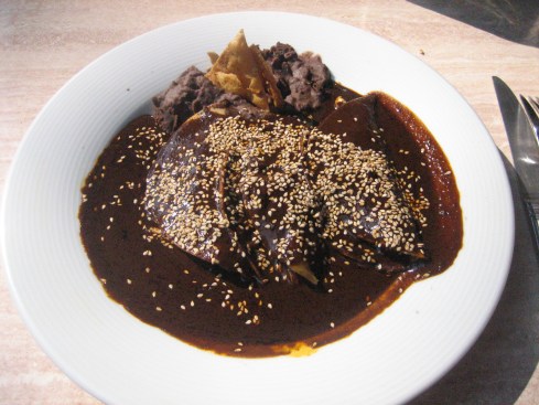 Enchiladas de mole